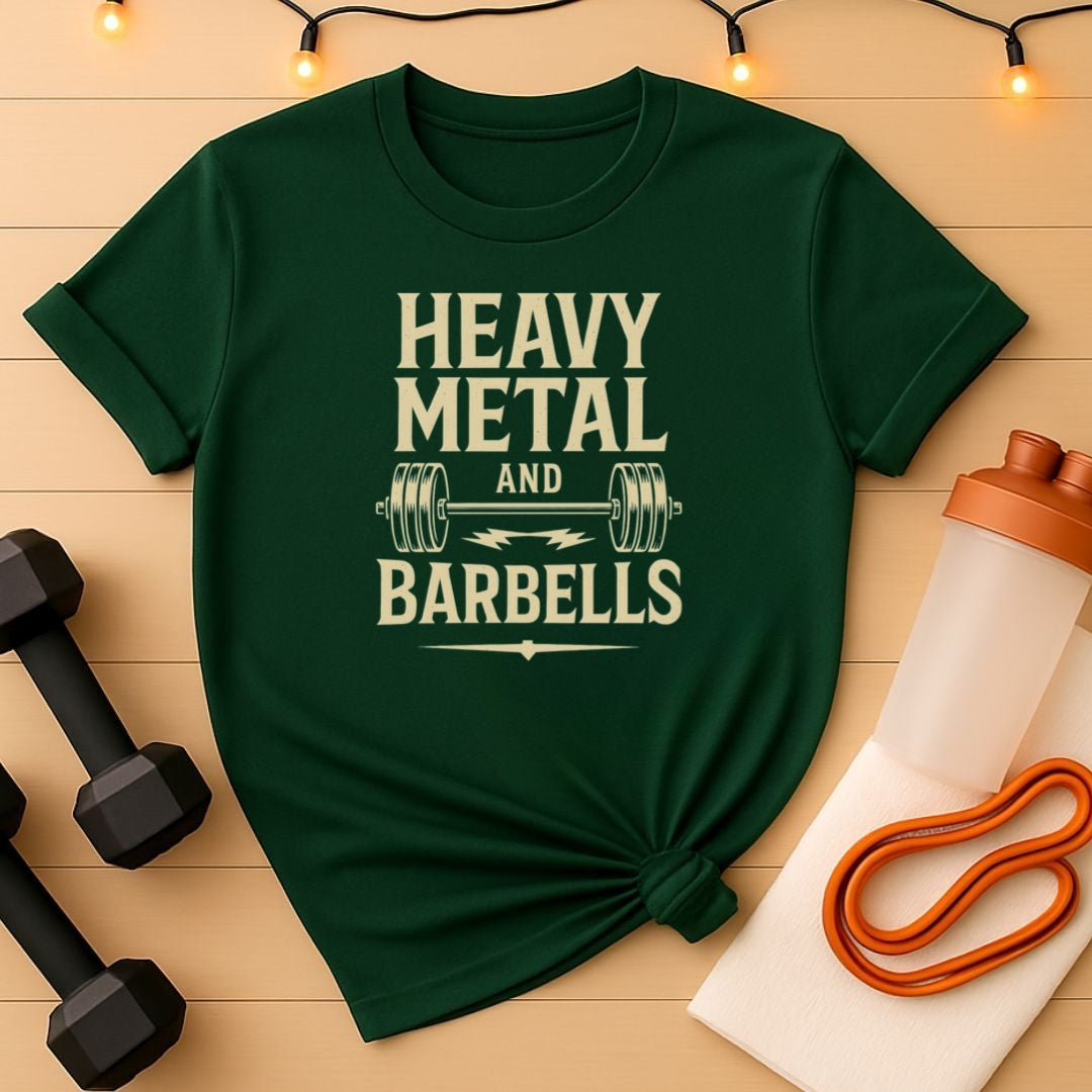 Heavy Metal & Barbells T-Shirt