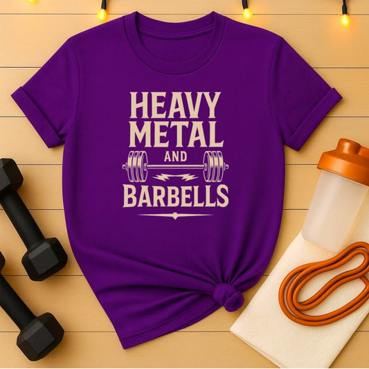 Heavy Metal & Barbells T-Shirt
