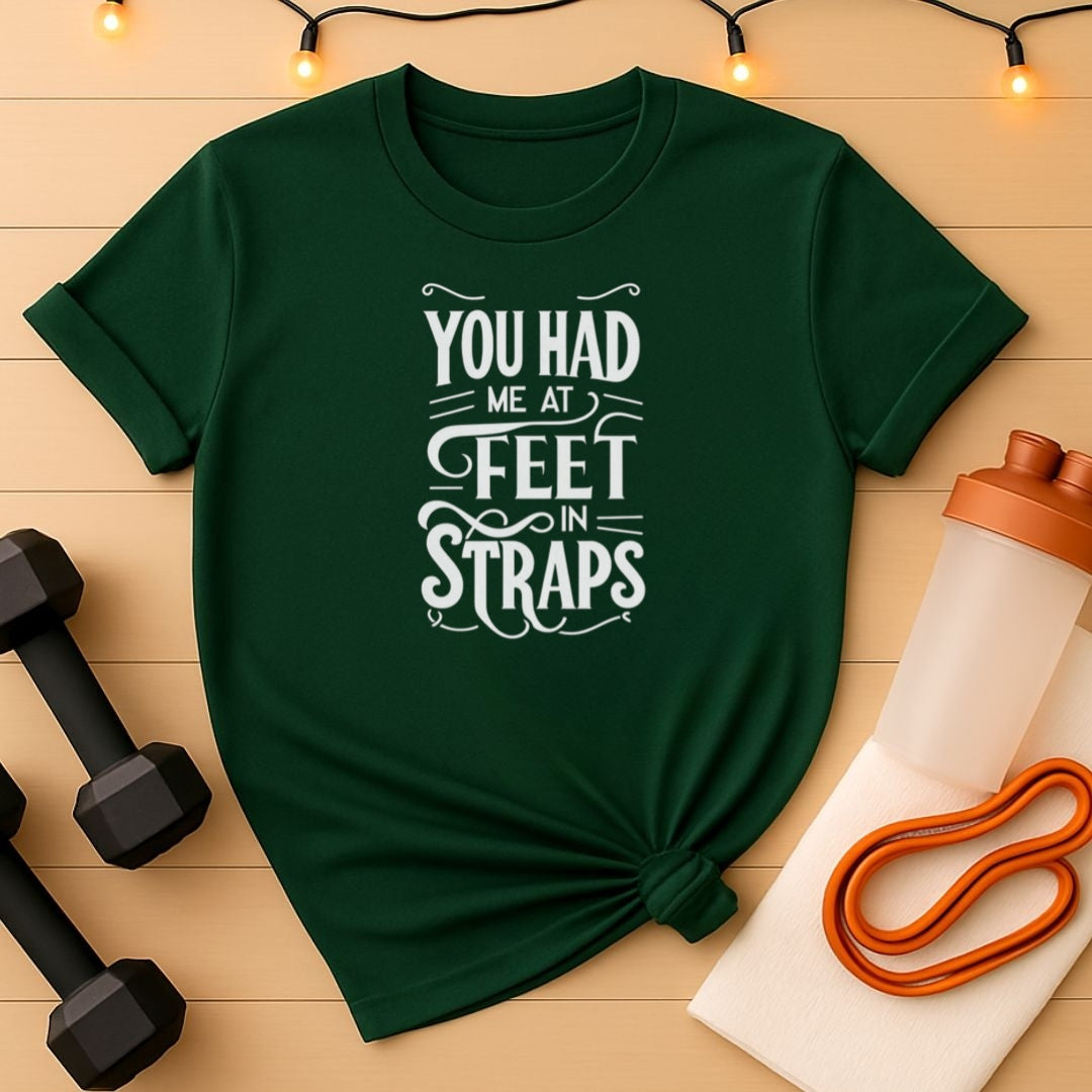 Feet In Straps Pilates T-Shirt