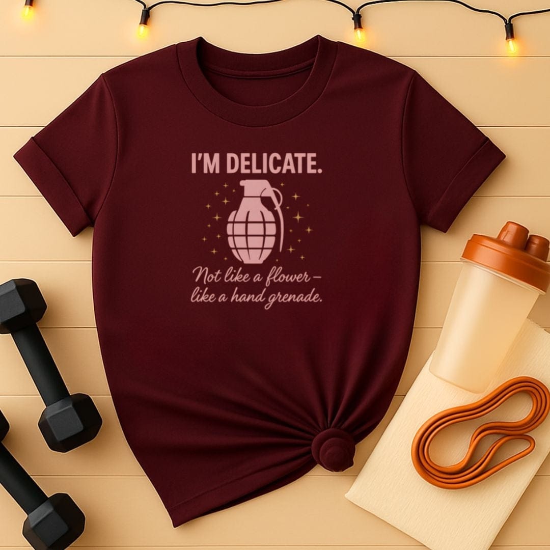 Delicate Like a Hand Grenade Pilates T-Shirt