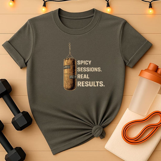 Spicy Sessions Real Results T-Shirt