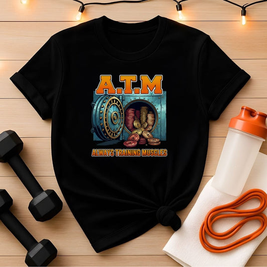 ATM – Always Training Muscles T‑Shirt