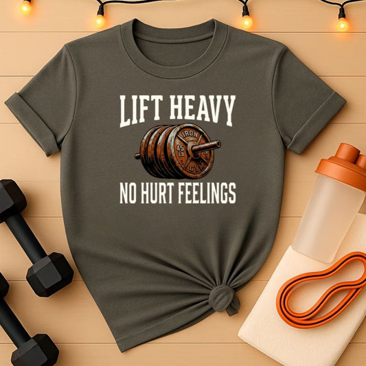 Lift Heavy No Hurt Feelings Gym T-Shirt
