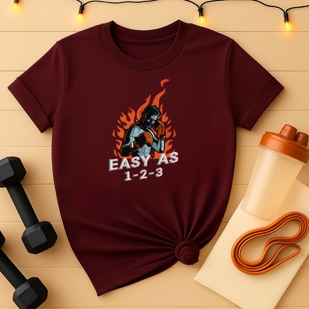 Easy As 1-2-3 MMA/Boxing T-Shirt