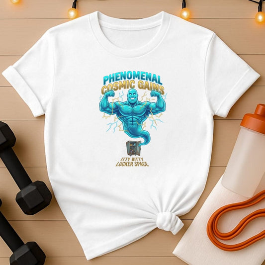 Phenomenal Cosmic Gains Genie Gym T-Shirt
