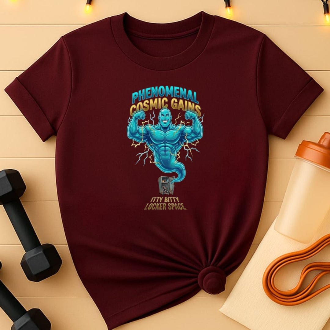 Phenomenal Cosmic Gains Genie Gym T-Shirt