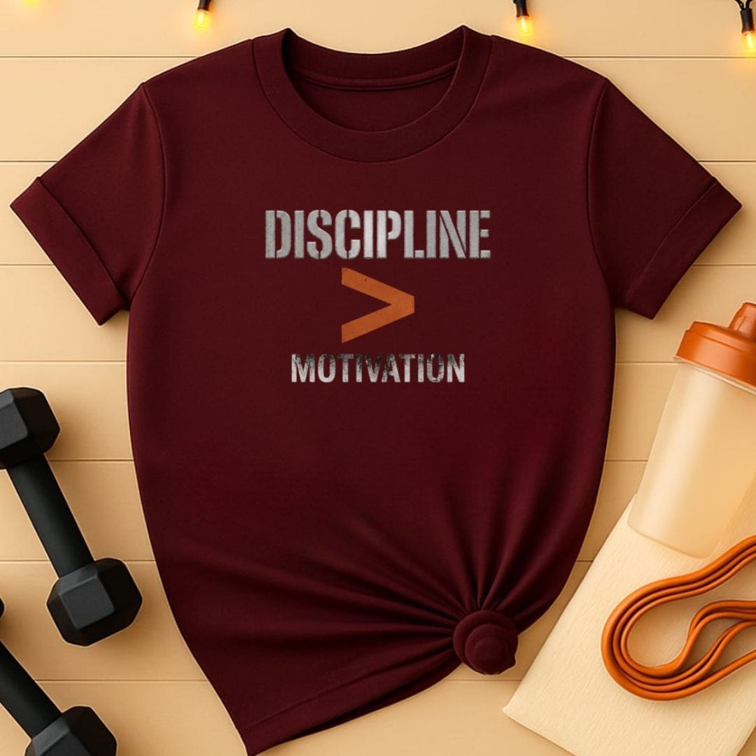 Discipline Over Motivation T-Shirt