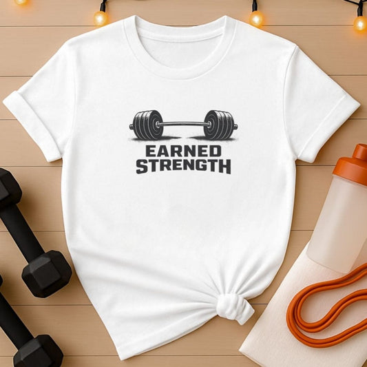 Earned Strength Barbell T-Shirt