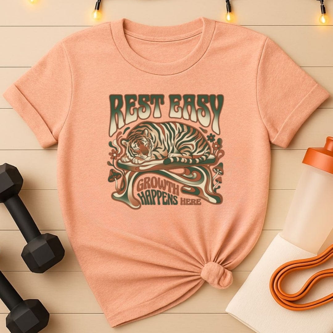 Rest Easy Tiger Gym T-Shirt
