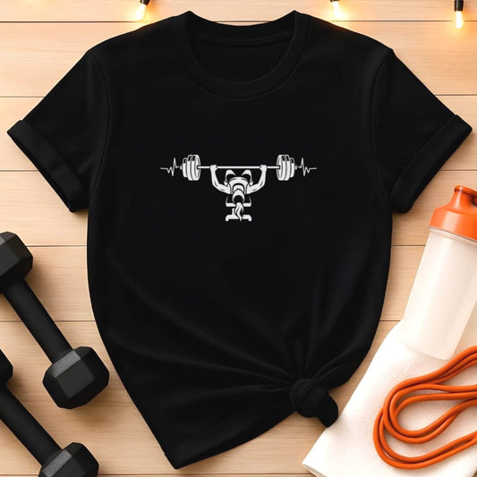 Bench Press Heartbeat Women's Gym T-Shirt