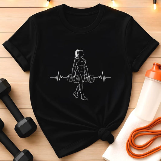 Strongwoman Farmers Carry Gym T-Shirt
