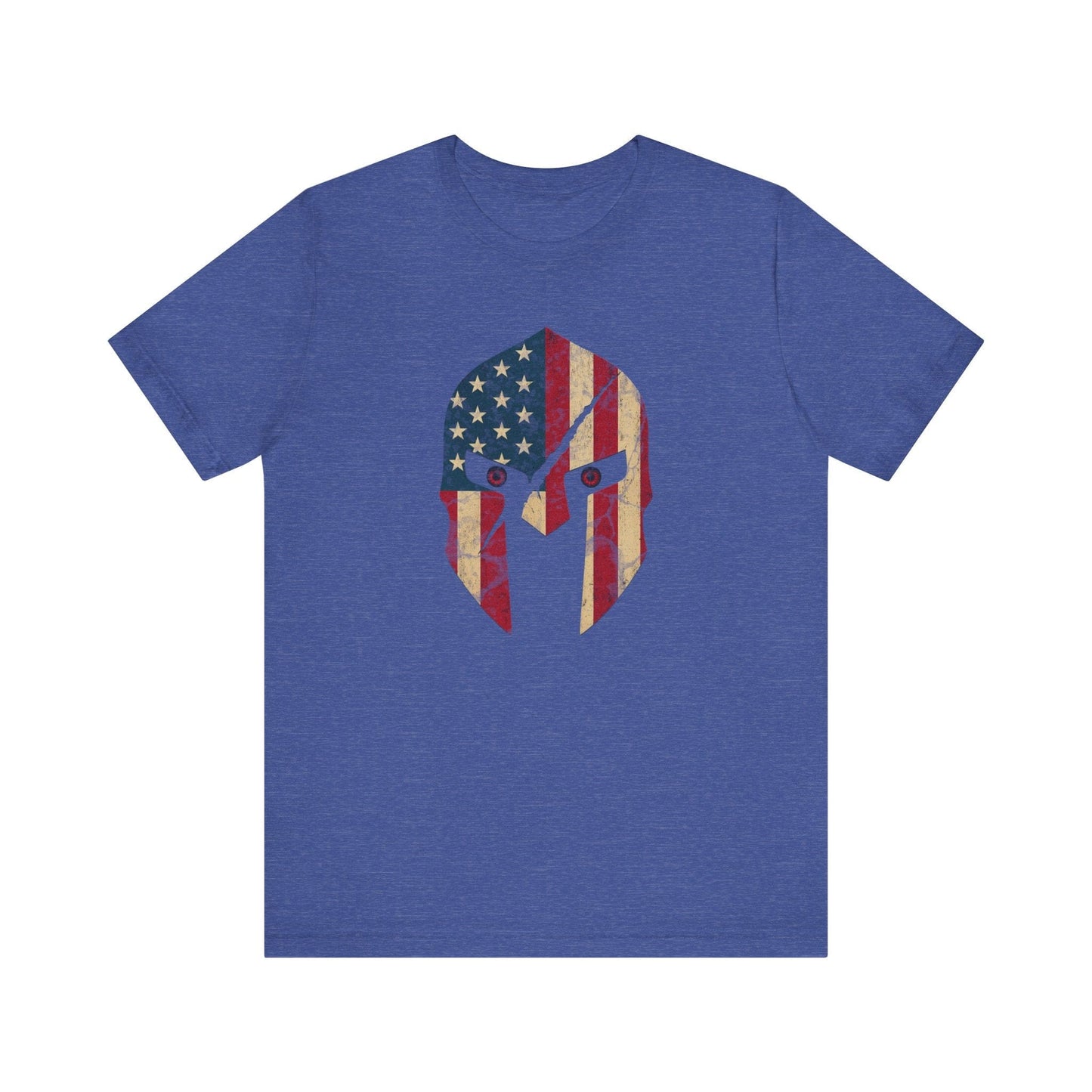Spartan Sentinel Tee – Red‑Eye Vigilant Warrior