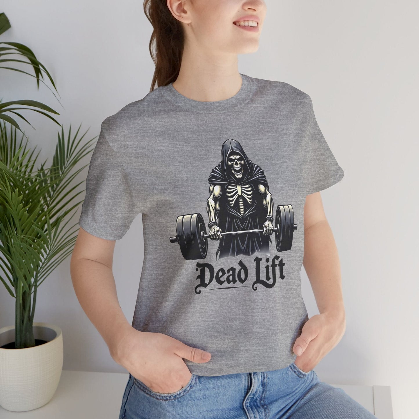 Powerlifting Tee - Grim Reaper Dead Lift Funny T-Shirt