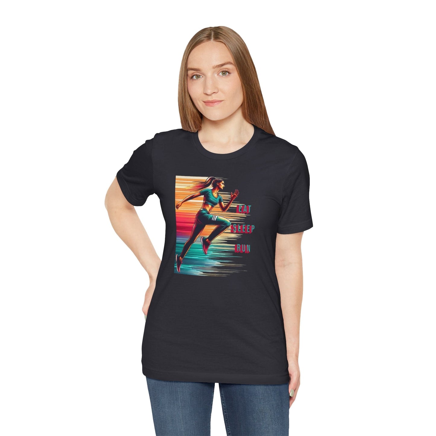 Eat, Sleep, Run Female Running T-Shirt