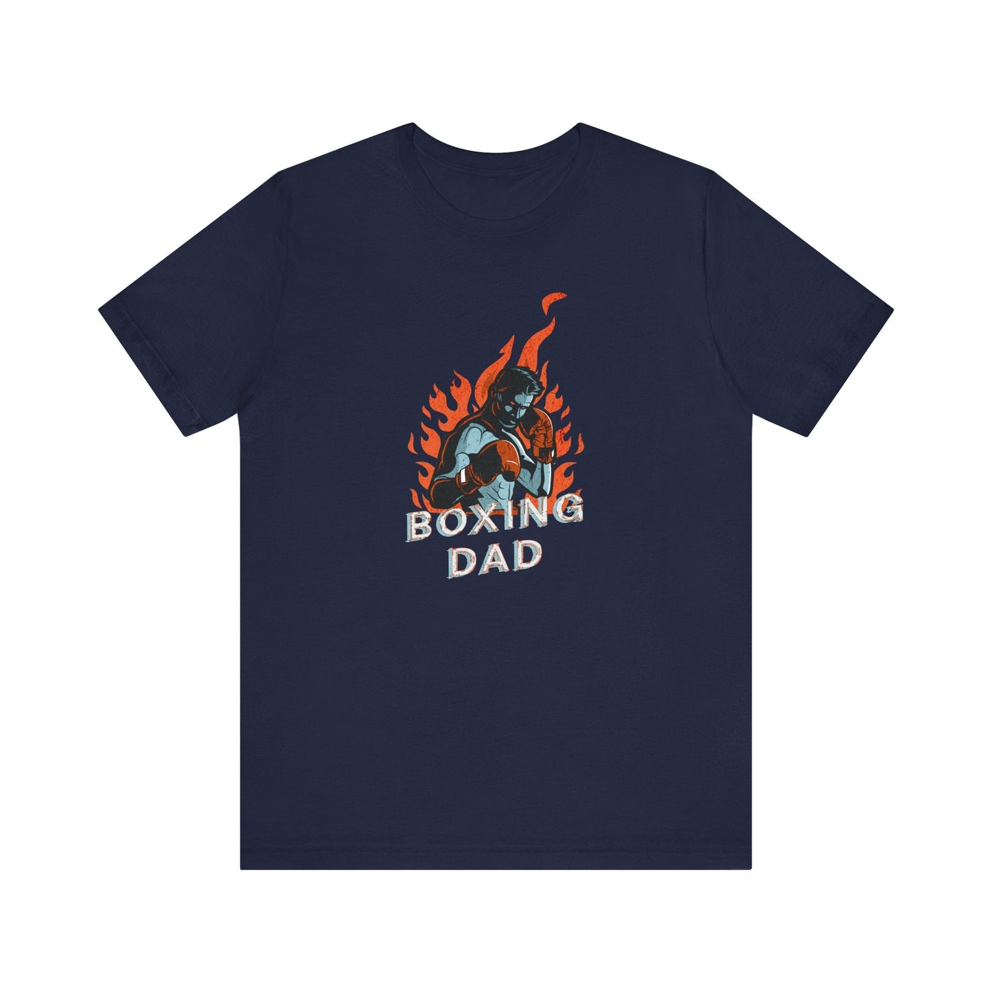 Boxing Dad – Fighter Flame Tee | MMA Dad Shirt