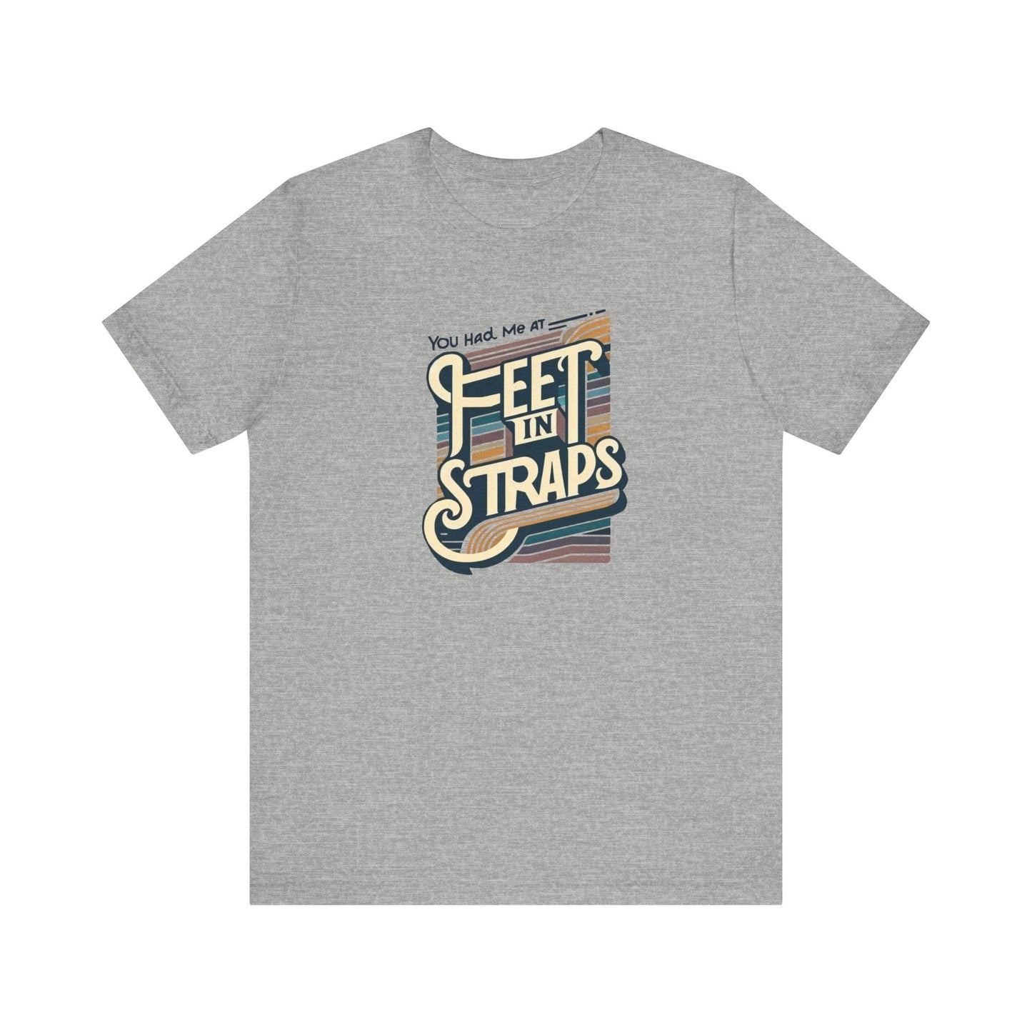 You Had Me At Feet In Straps – 70s Retro Pilates Tee