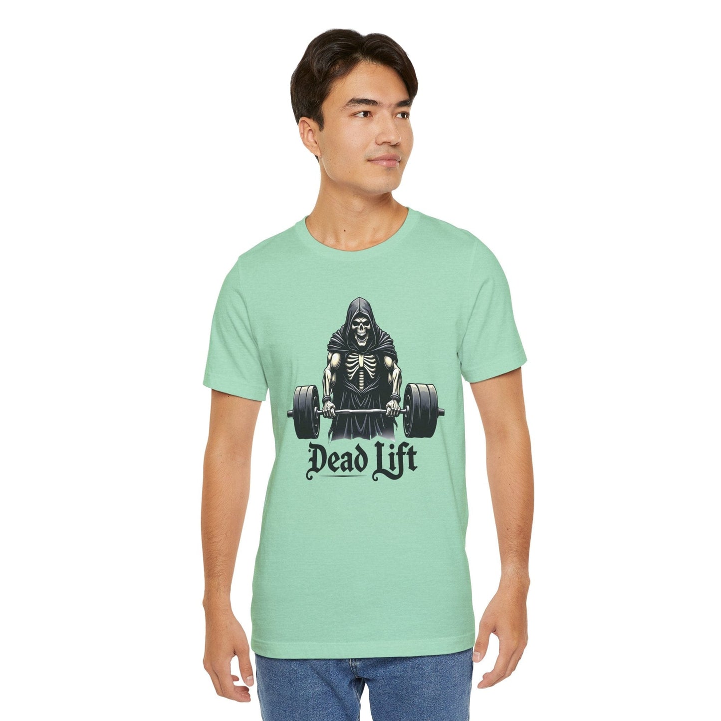 Powerlifting Tee - Grim Reaper Dead Lift Funny T-Shirt