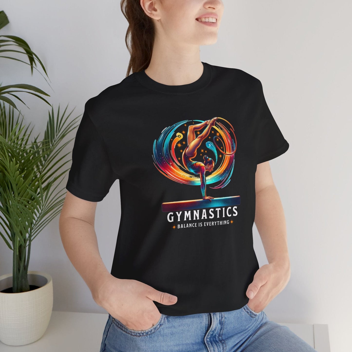 Cosmic Gymnast T-Shirt - Balance Is Everything