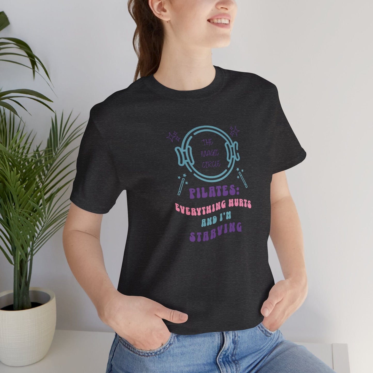 Magic Circle Everything Hurts & I'm Starving Graphic Pilates Tee