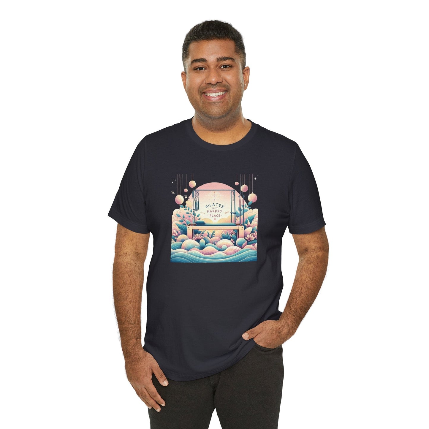 Pilates Is My Happy Place (Garden Sunrise) Tee