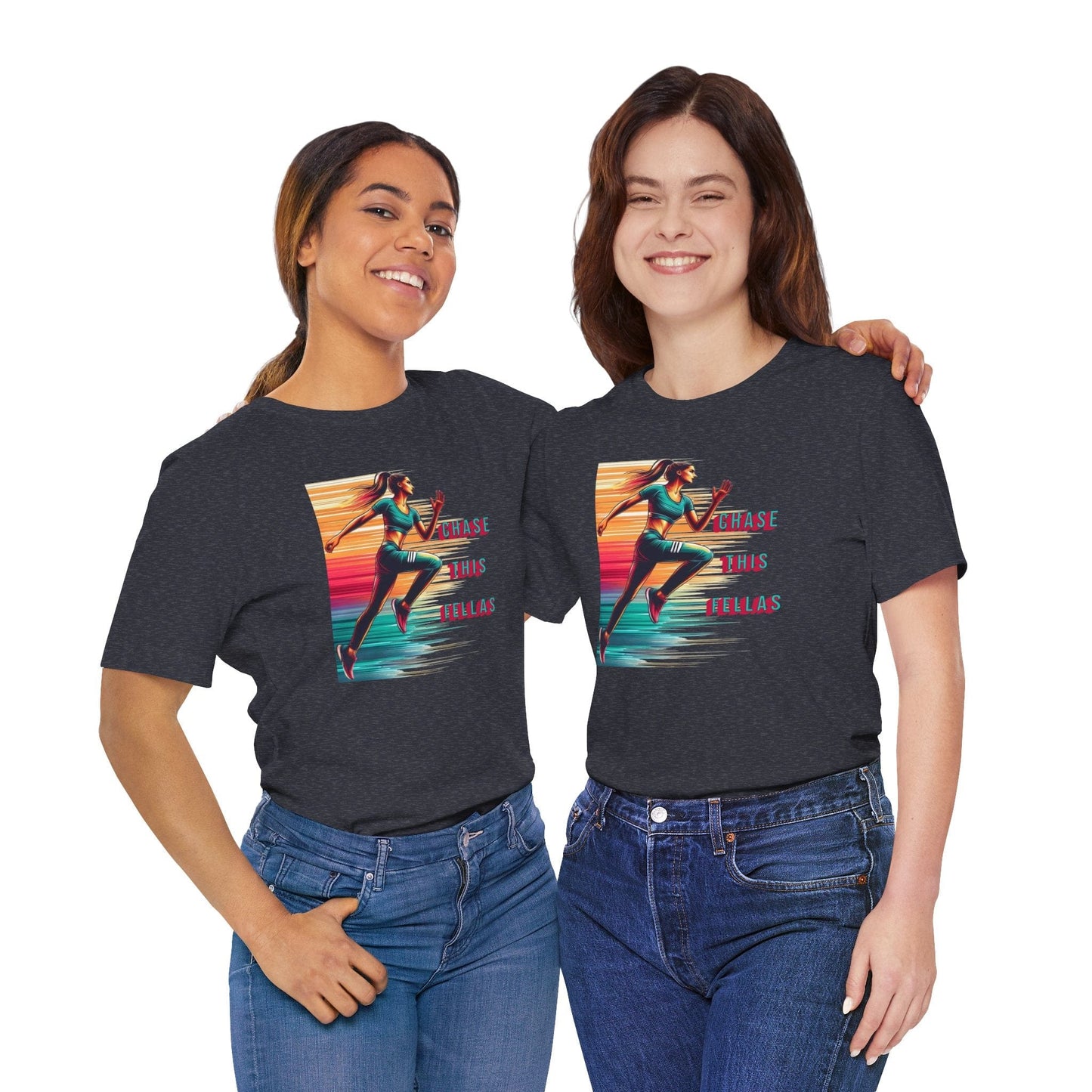 Chase This Fellas Gym Female Running Tee