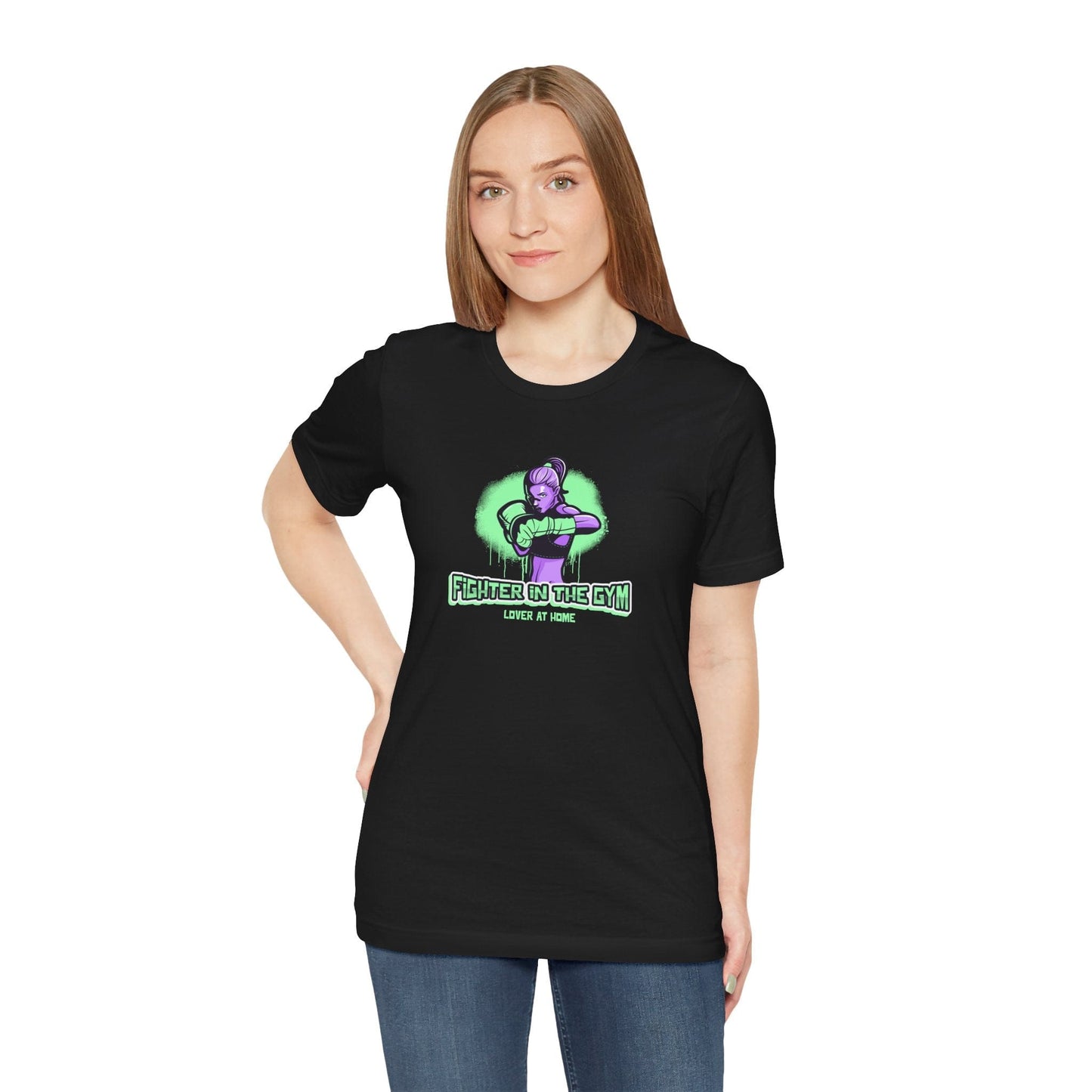 Fighter in the Gym, Lover at Home – Women’s MMA Tee