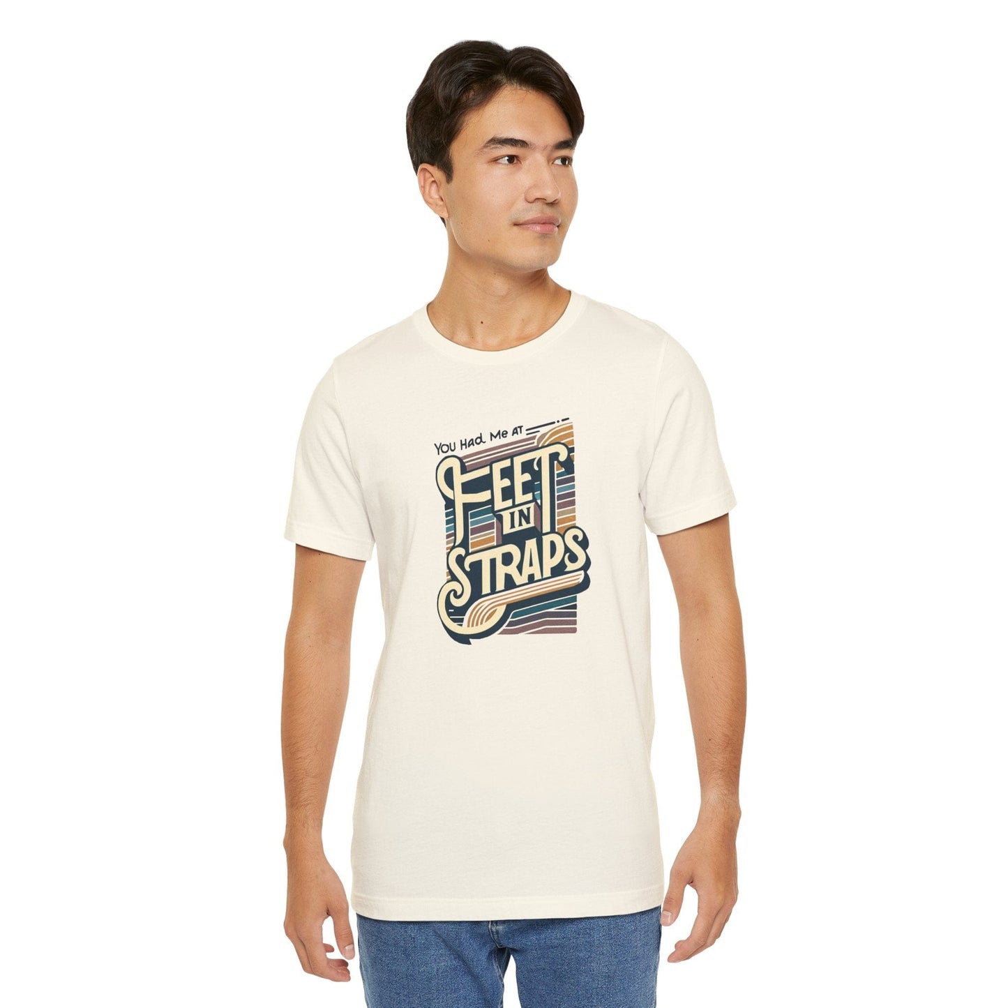 You Had Me At Feet In Straps – 70s Retro Pilates Tee