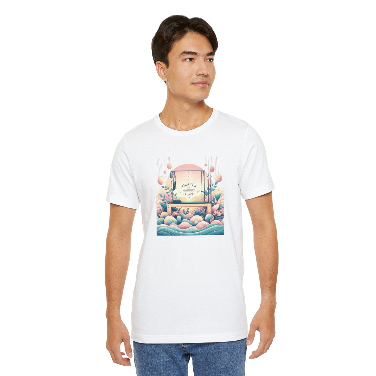 Pilates Is My Happy Place (Garden Sunrise) Tee