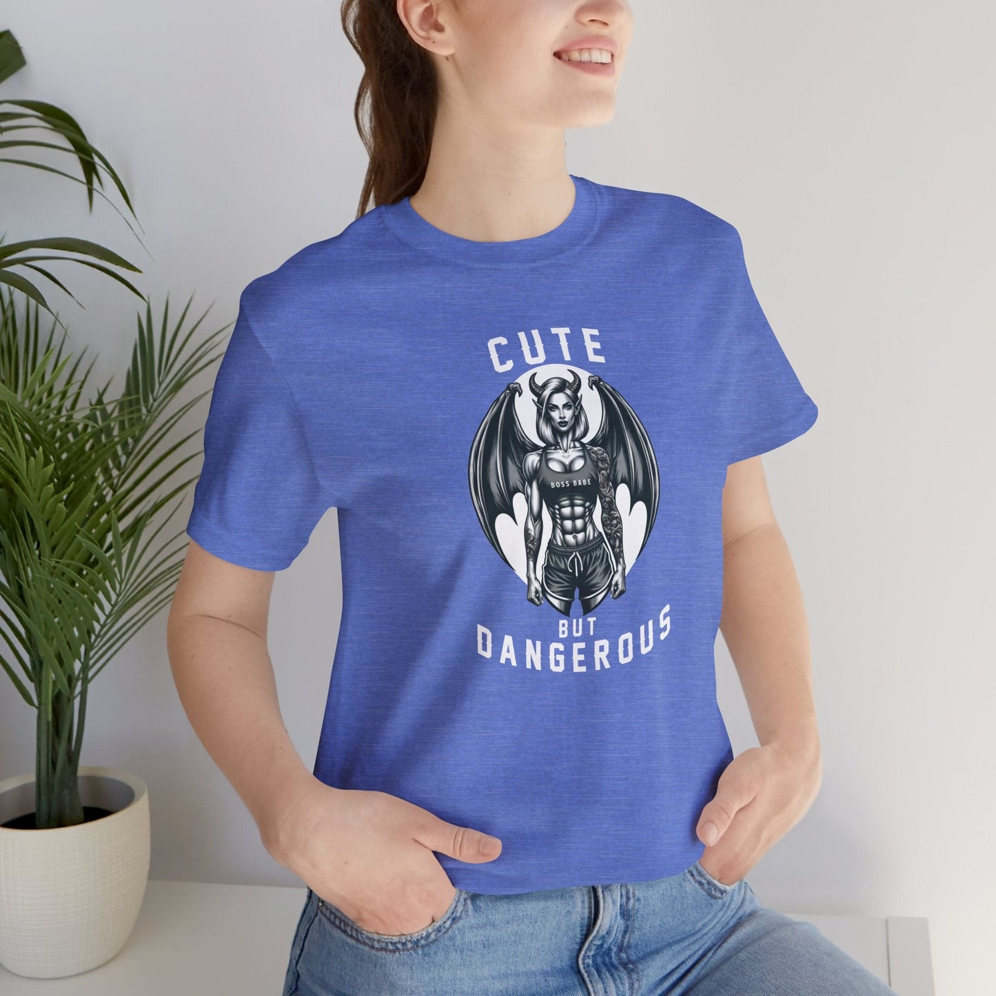 Cute But Dangerous Gargoyle Gym Tee