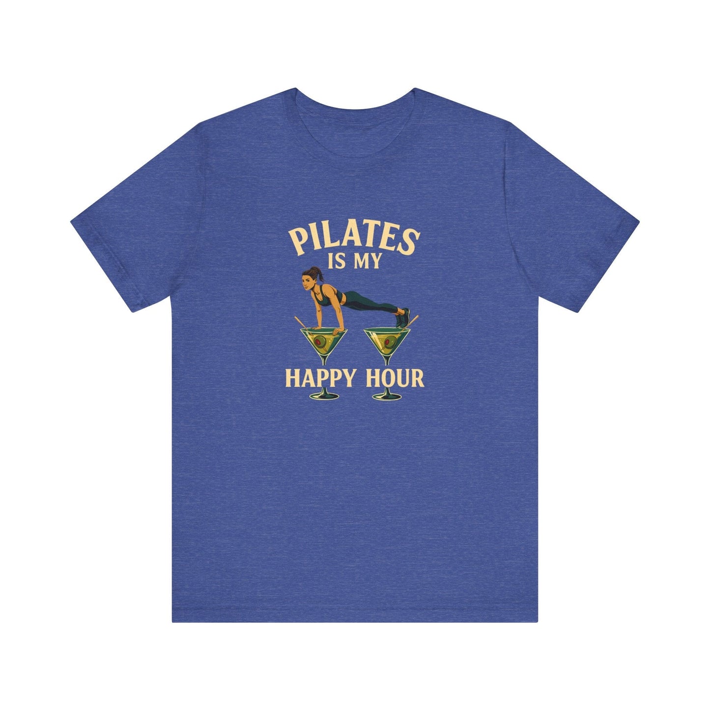 Pilates Is My Happy Hour Shirt – Funny Pilates Lover Tee
