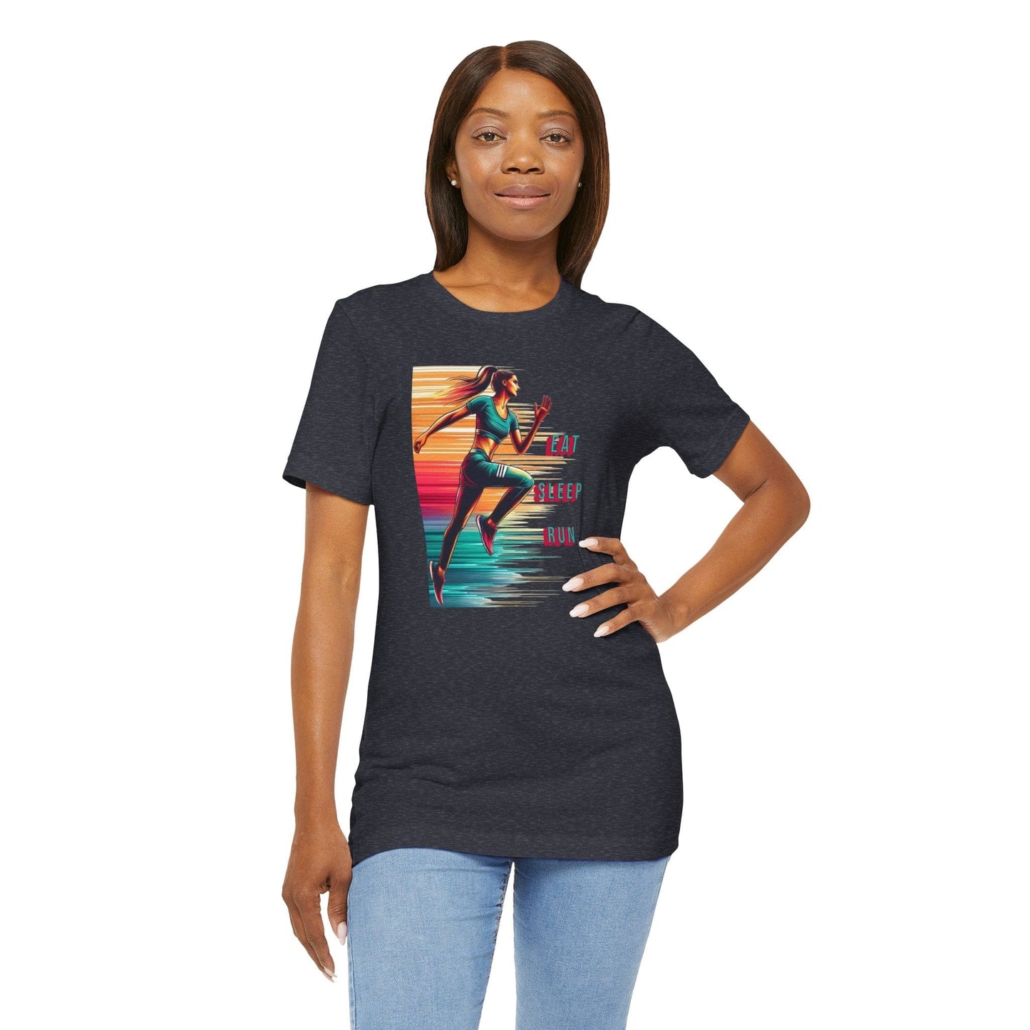 Eat, Sleep, Run Female Running T-Shirt