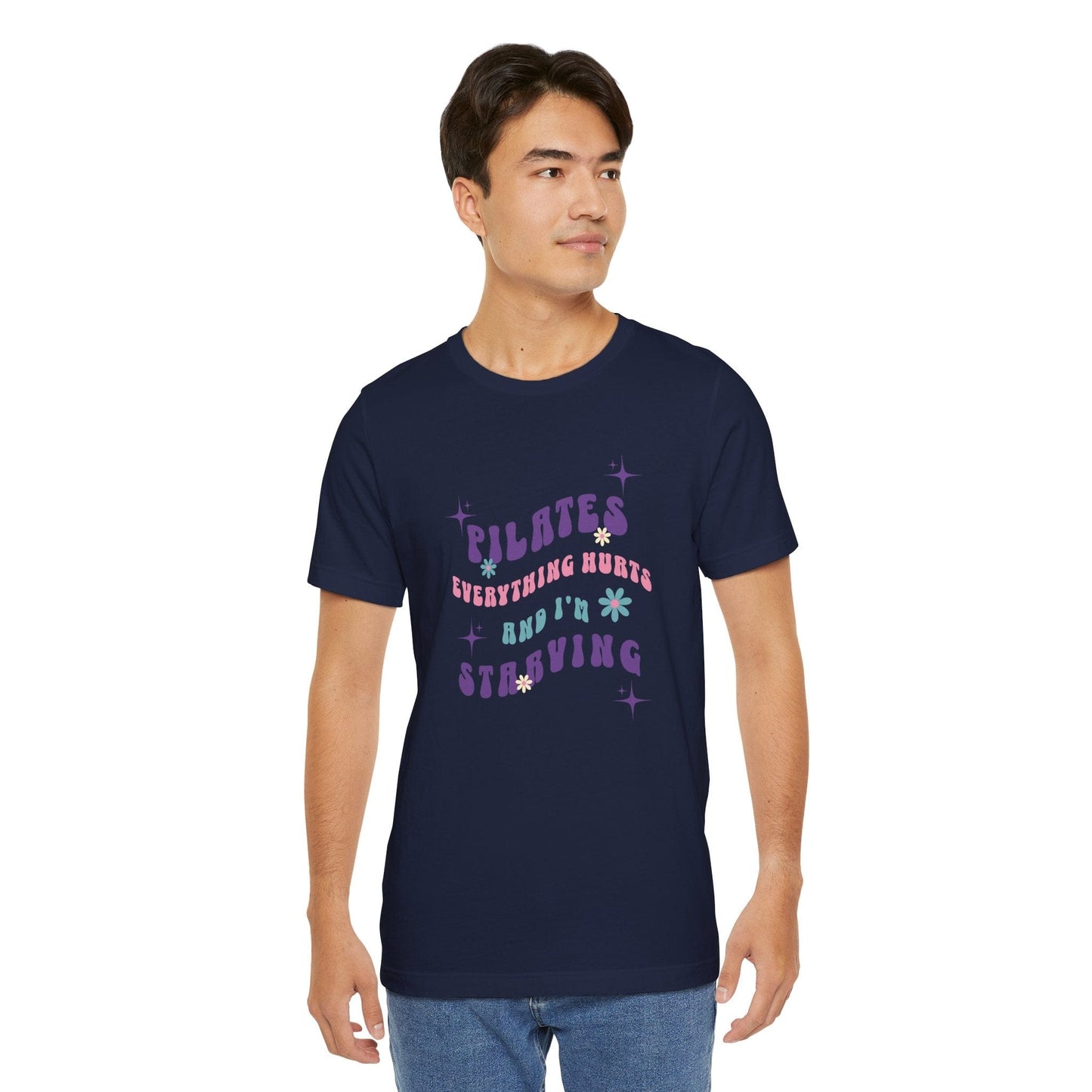 Everything Hurts & I’m Starving Pilates Floral Design Tee