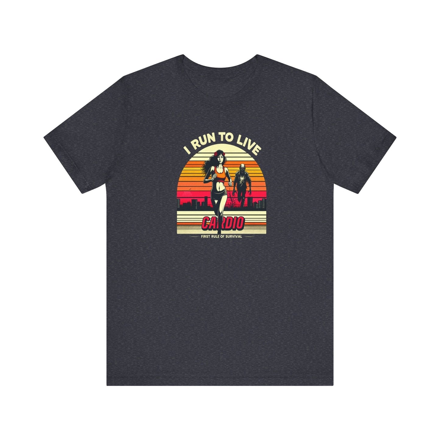 I Run to Live Cardio Female Runner T-Shirt