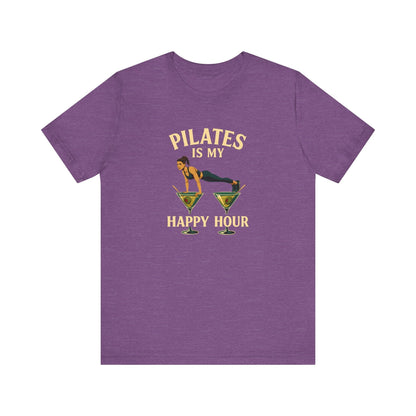 Pilates Is My Happy Hour Shirt – Funny Pilates Lover Tee