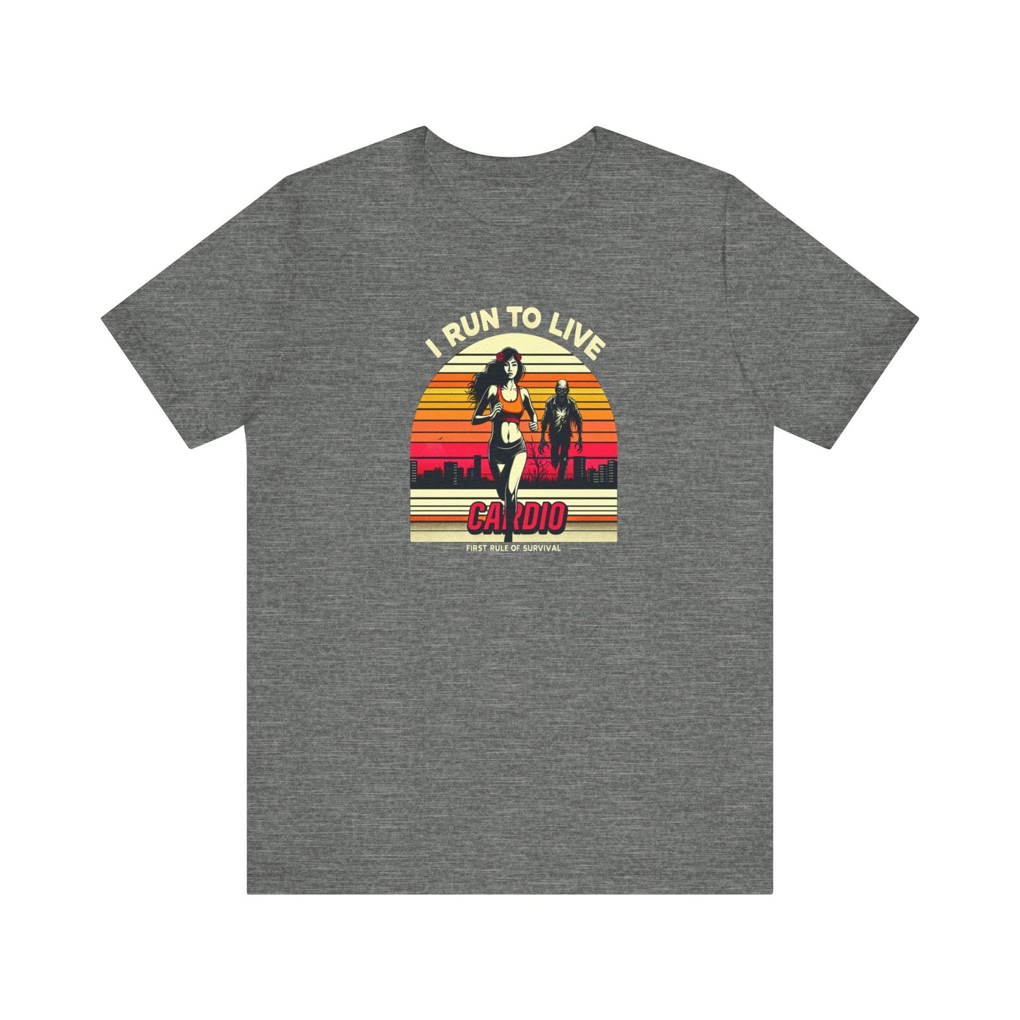 I Run to Live Cardio Female Runner T-Shirt