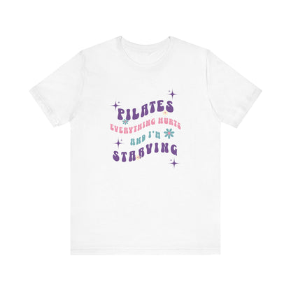 Everything Hurts & I’m Starving Pilates Floral Design Tee
