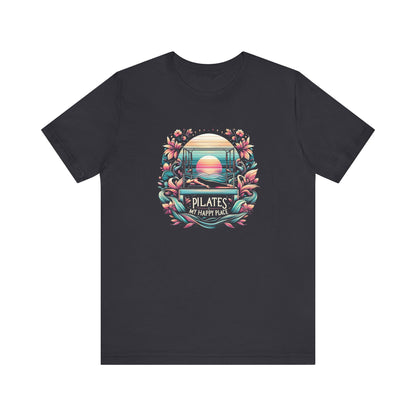 Pilates Is My Happy Place – Floral Reformer Sunset Tee