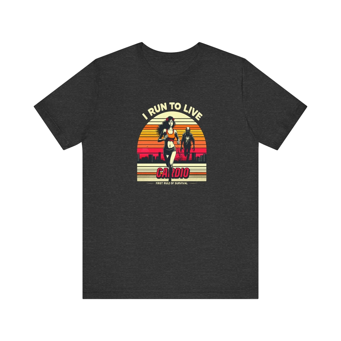 I Run to Live Cardio Female Runner T-Shirt
