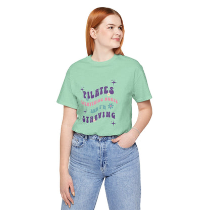 Everything Hurts & I’m Starving Pilates Floral Design Tee