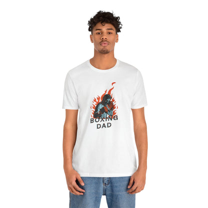 Boxing Dad – Fighter Flame Tee | MMA Dad Shirt