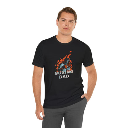 Boxing Dad – Fighter Flame Tee | MMA Dad Shirt
