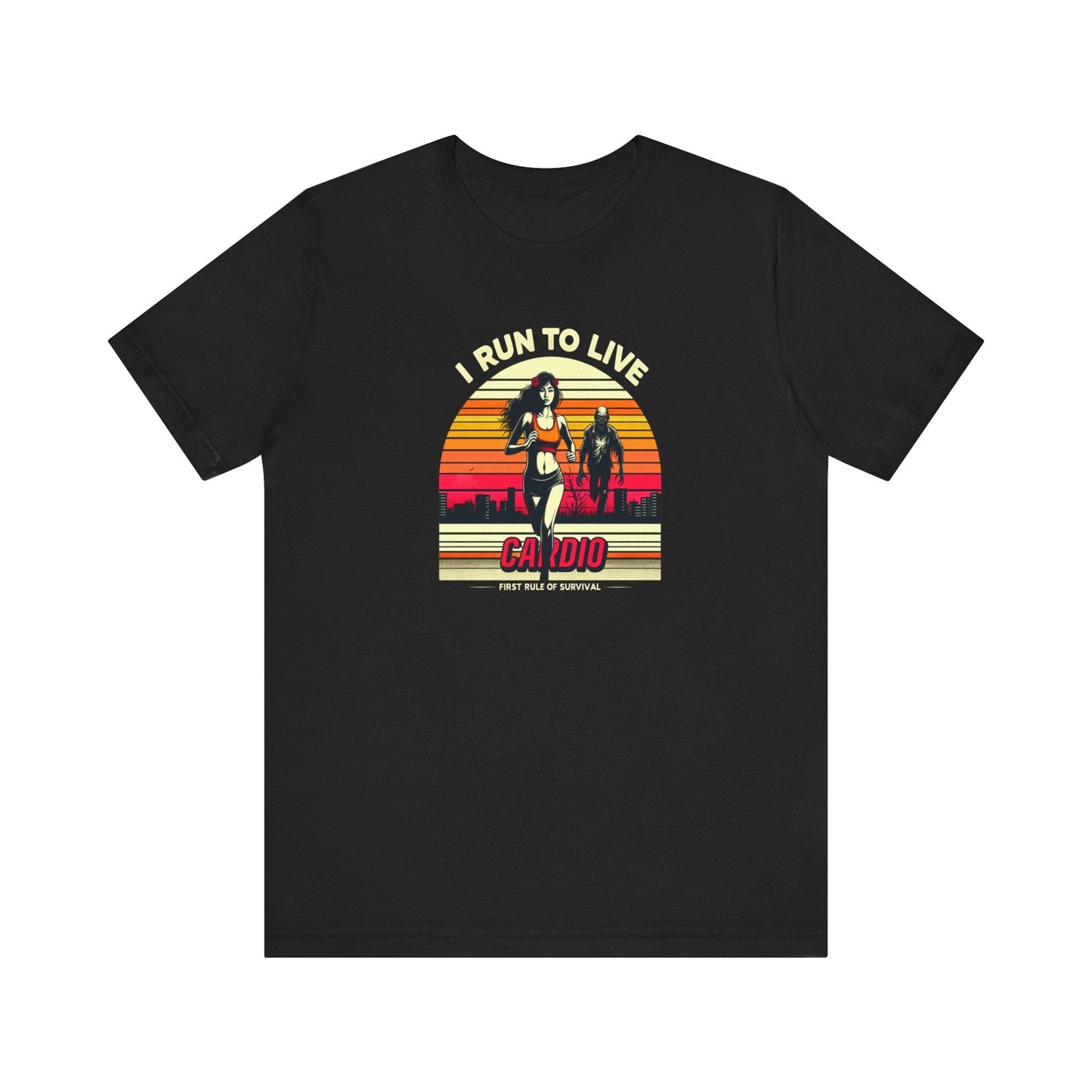 I Run to Live Cardio Female Runner T-Shirt
