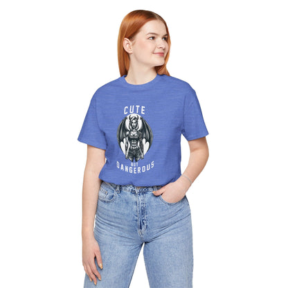 Cute But Dangerous Gargoyle Gym Tee