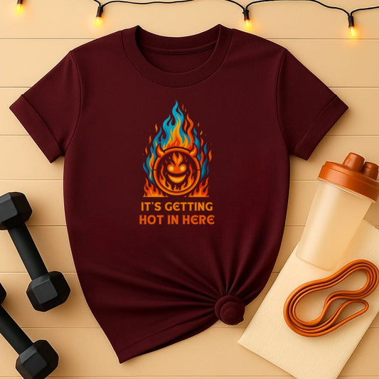 Pilates Devil Magic Circle Tee- It's Getting Hot In Here