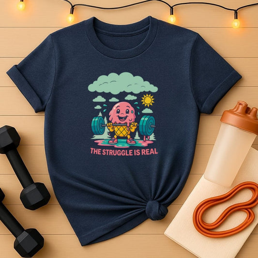 Funny Melting Ice Cream Deadlift Unisex Tee