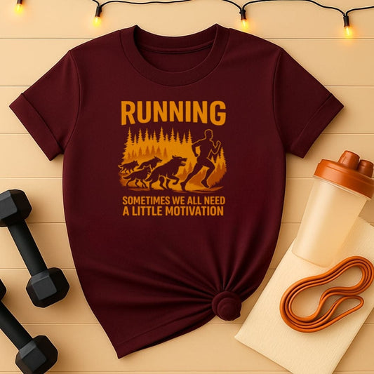 Running Motivation - Funny Wolfpack Chase Tee