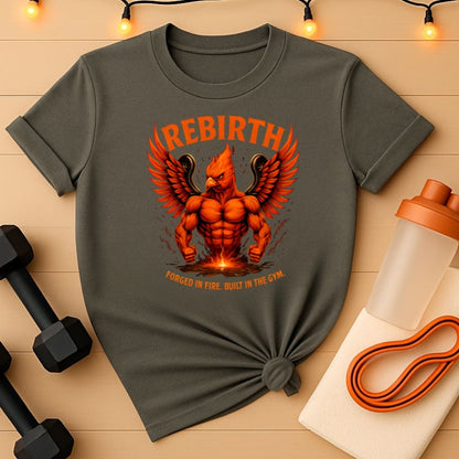 Phoenix Rising Unisex Tee -  Rebirth Transformation Gym T-Shirt