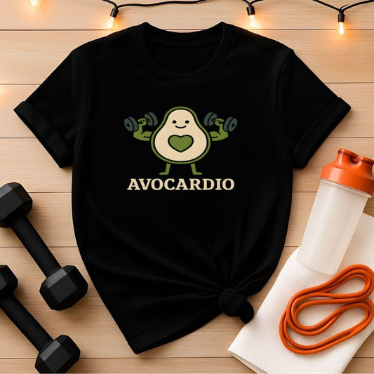 Avocardio Gym T-Shirt  - Funny Avocado Fitness Shirt