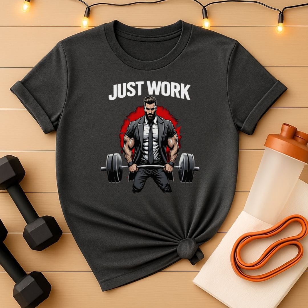 Alpha Hustler Gym Tee - Businessman Powerlifting Graphic T-Shirt
