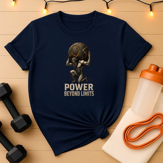 Atlas Strength Gym Unisex Tee Shirt, Molten Rock Workout Top